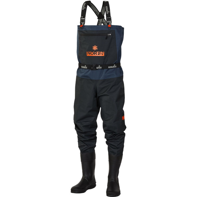 Полукомбинезон забродный NORFIN PILOT BOOTFOOT р.43-M с сапогами 82231-43-M